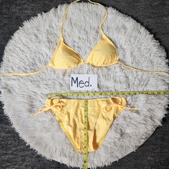 Yellow Triangle Bikini Set - Picture 7 of 11